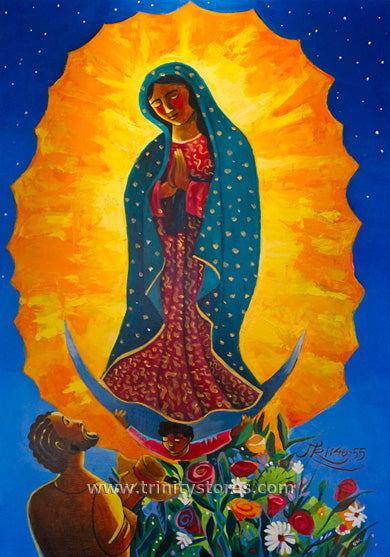 Dec 12 - “Our Lady of Guadalupe” © artwork by Br. Mickey McGrath, OSFS.