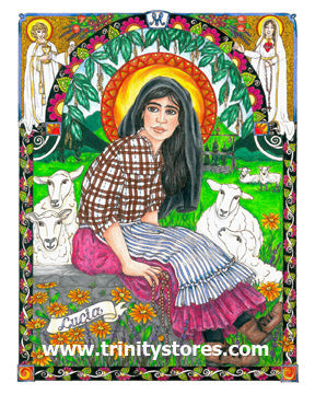 Dec 13 - “Ven. Lucia” © artwork by Brenda Nippert.