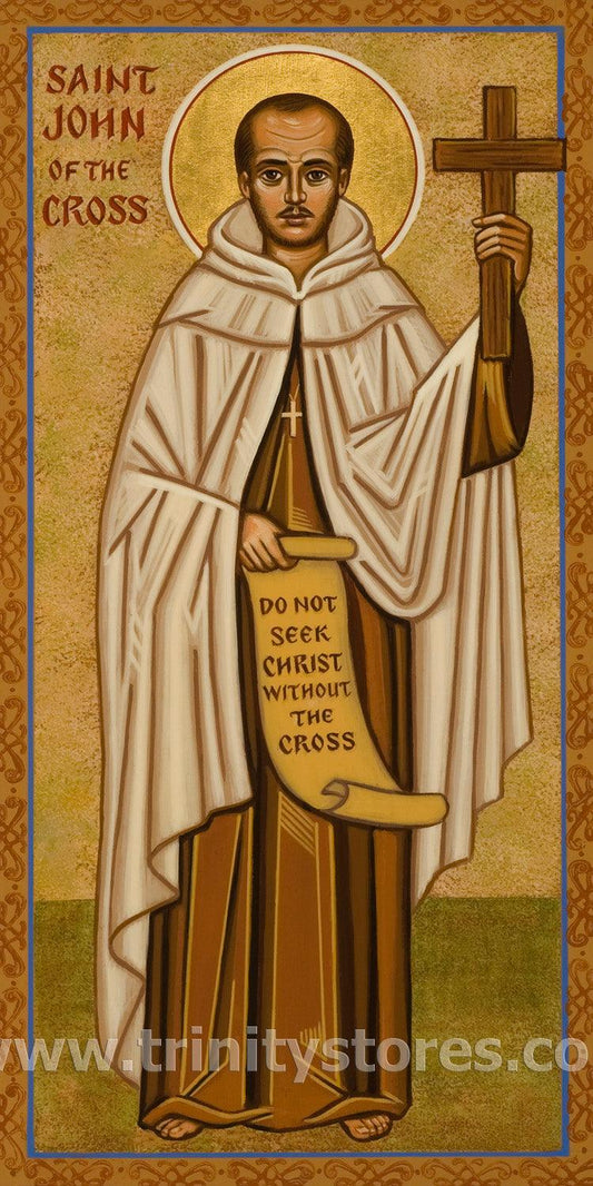 Dec 14 - St. John of the Cross icon by Joan Cole. - trinitystores