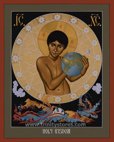 Dec 15 - Holy Wisdom icon by Br. Robert Lentz, OFM. - trinitystores