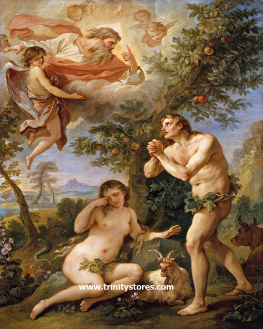 Dec 24 - “Rebuke of Adam and Eve” by Museum Religious Art Classics.