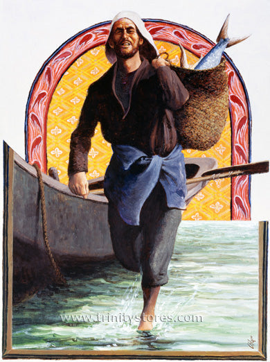 Dec 26 - “St. John the Evangelist” © artwork by Louis Glanzman.