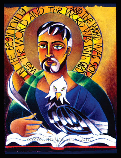Dec 27 - “St. John the Evangelist” © artwork by Br. Mickey McGrath, OSFS.