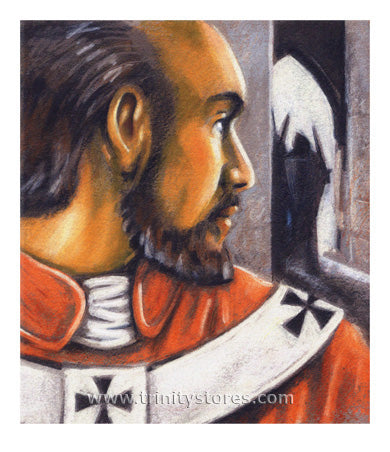 Dec 29 - “St. Thomas Becket” © artwork by Julie Lonneman.