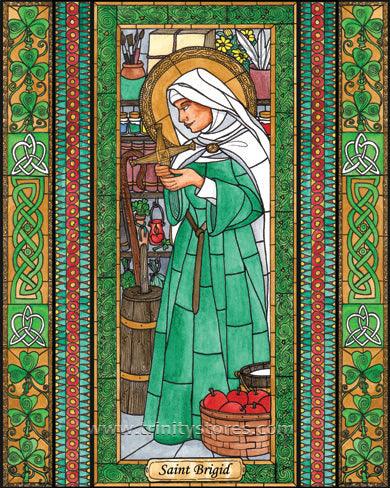 Feb 1 - St. Brigid artwork by Brenda Nippert. - trinitystores