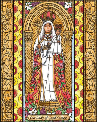 Feb 2 - Our Lady of Good Success art by Brenda Nippert. - trinitystores