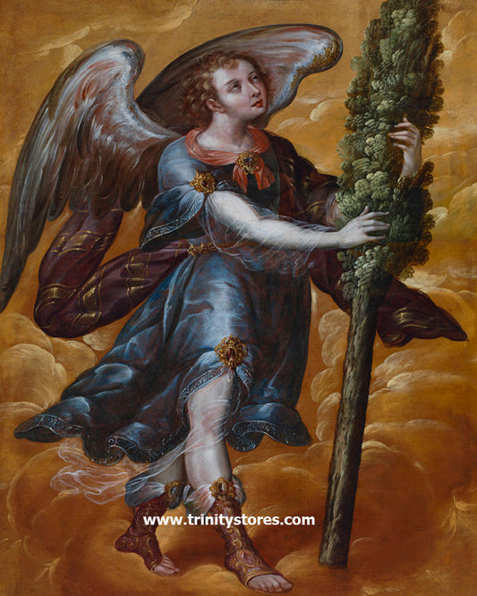 Feb 4 - “Angel Carrying a Cypress” by Museum Religious Art Classics.