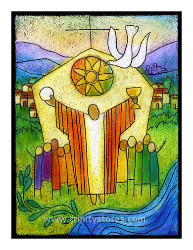Feb 4 - “Body of Christ” © artwork by Julie Lonneman.