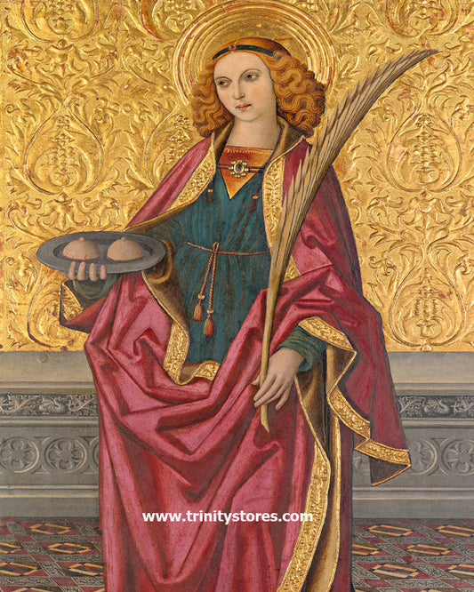 Feb 5 - “St. Agatha” by Museum Religious Art Classics.