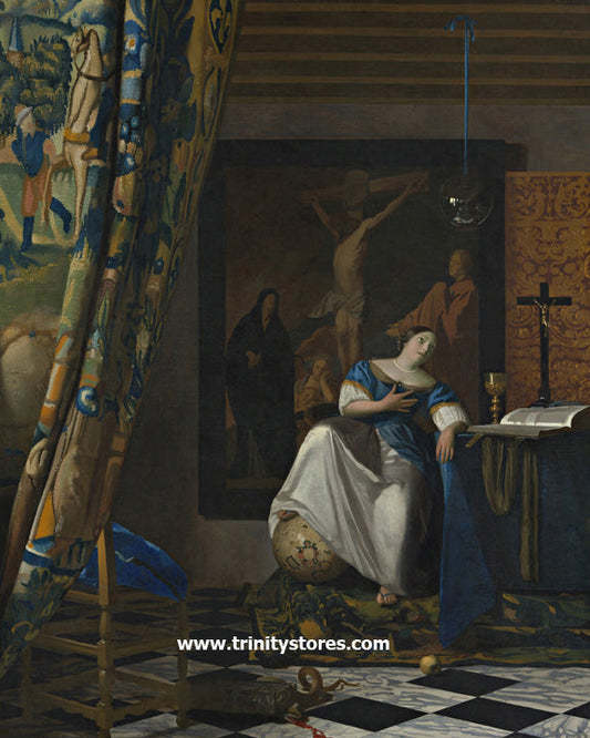 Feb 9 - “Allegory of Catholic Faith” by Museum Religious Art Classics.