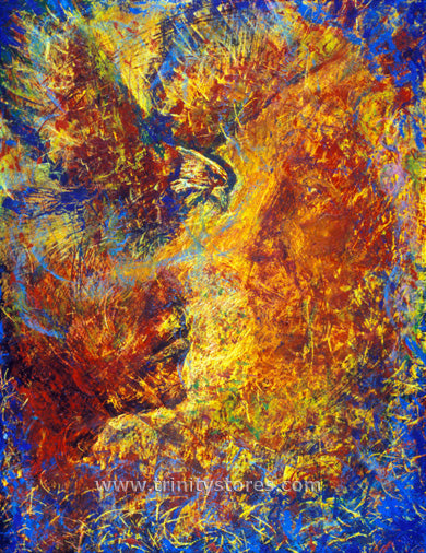 Feb 12 - “Trinity” artwork by Fr. Bob Gilroy, SJ.