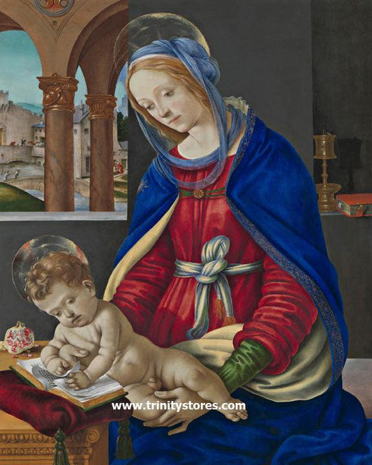 Feb 14 - Madonna and Child by Museum Religious Art Classics. - trinitystores