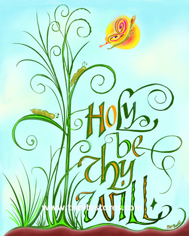 Feb 14 - “Holy Be Thy Will” © artwork by Br. Mickey McGrath, OSFS.