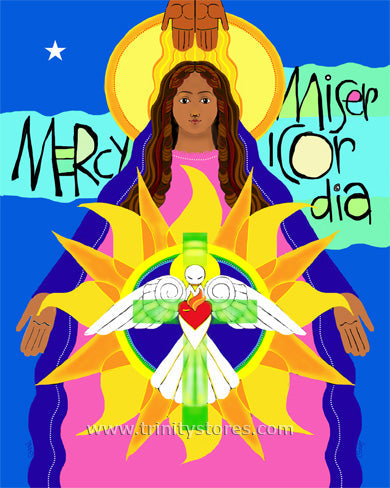 Feb 18 - “Mother of Mercy” © artwork by Br. Mickey McGrath, OSFS.