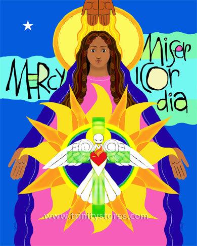 Feb 22 - Mother of Mercy artwork by Br. Mickey McGrath, OSFS. - trinitystores