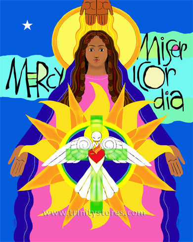 Feb 22 - “Mother of Mercy” © artwork by Br. Mickey McGrath, OSFS.