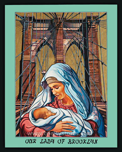 Feb 22 - “Our Lady of Brooklyn” © artwork by Lewis Williams, OFS.