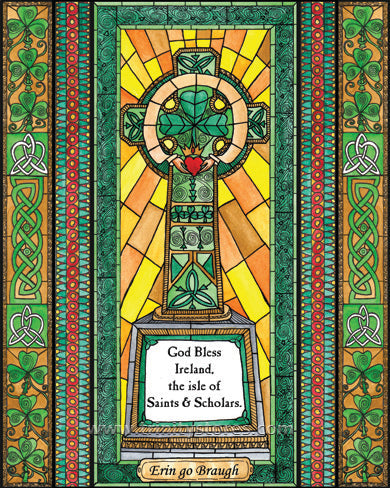 Feb 23 - “Celtic Cross” © artwork by Brenda Nippert.