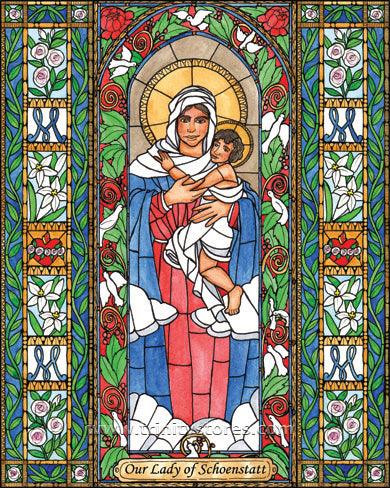 Feb 26 - “Our Lady of Schoenstatt” © artwork by Brenda Nippert. - trinitystores