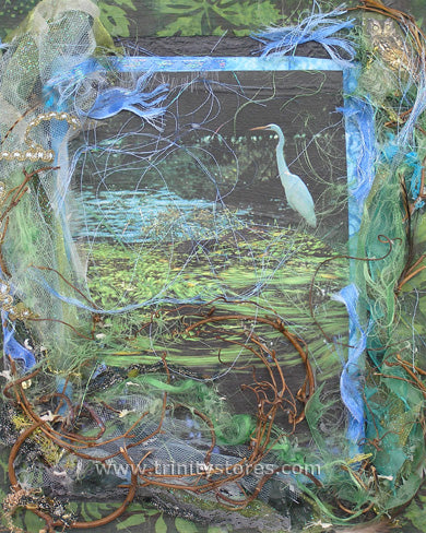 Jan 1 - “Ibis in Lily Pond” by Fr. Bob Gilroy, SJ.