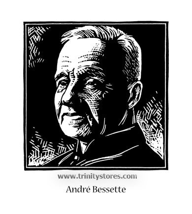 Jan 6 - “St. André Bessette” © artwork by Julie Lonneman.