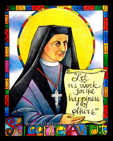 Jan 10 - St. Leonie Aviat artwork by Br. Mickey McGrath, OSFS. - trinitystores