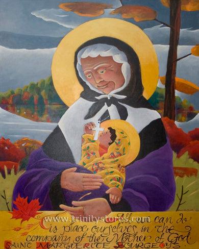 Jan 12 - St. Marguerite Bourgeoys artwork by Br. Mickey McGrath, OSFS. - trinitystores