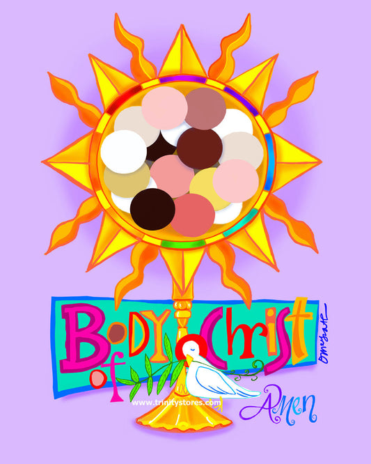 Jan 13 - “Body of Christ” © artwork by Br. Mickey McGrath, OSFS.
