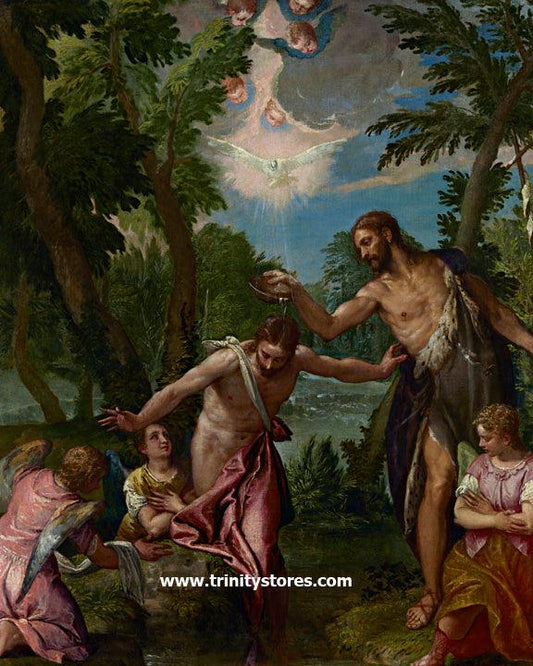 Jan 14 - Baptism of Christ by Museum Religious Art Classics. - trinitystores