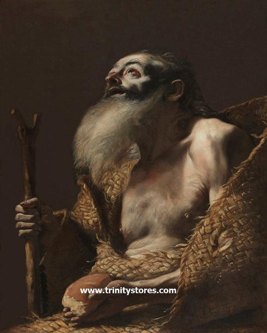 Jan 15 - St. Paul the Hermit - by Museum Religious Art Classics. - trinitystores