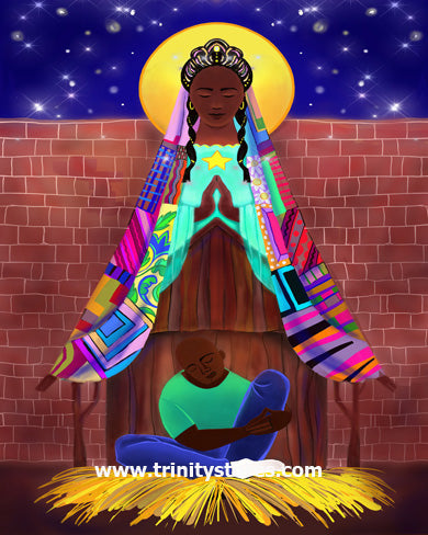 Jan 16 - “Mary, Comfort of the Afflicted” © artwork by Br. Mickey McGrath, OSFS.