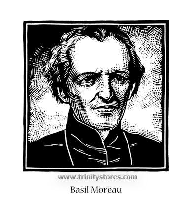 Jan 20 - Bl. Basil Moreau - artwork by Julie Lonneman. - trinitystores