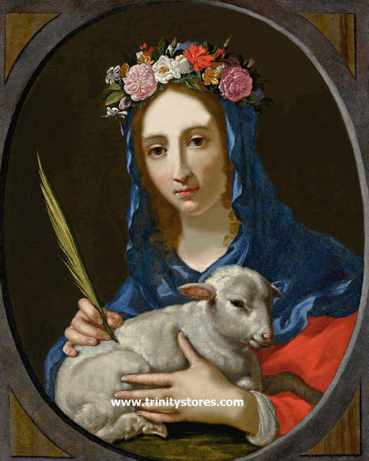 Jan 21 - St. Agnes by Museum Religious Art Classics. - trinitystores