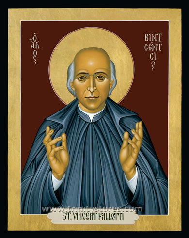 Jan 22 - “St. Vincent Pallotti” © icon by Br. Robert Lentz, OFM.