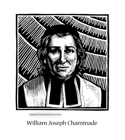 Jan 22 - “Bl. William Joseph Chaminade” © artwork by Julie Lonneman.