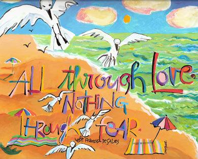 Jan 23 - All Through Love artwork by Br. Mickey McGrath, OSFS. - trinitystores