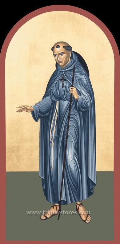 Jul 1 - St. Junipero Serra icon by Br. Robert Lentz, OFM. - trinitystores