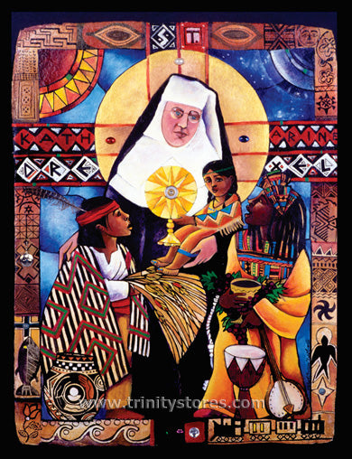 Jul 5 - “St. Katharine Drexel” © artwork by Br. Mickey McGrath, OSFS.