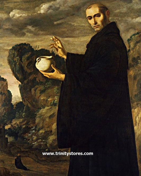 Jul 11 - St. Benedict of Nursia by Museum Religious Art Classics. - trinitystores