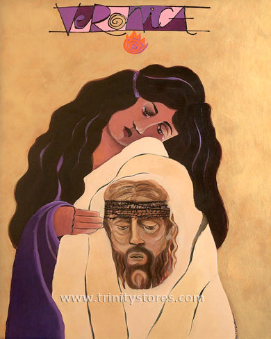 Jul 12 - “St. Veronica” © artwork by Br. Mickey McGrath, OSFS