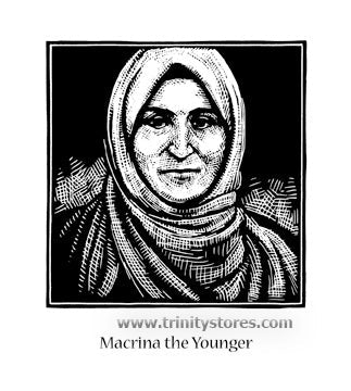 Jul 19 - “St. Macrina the Younger” © artwork by Julie Lonneman