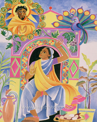 Jul 22 - “St. Mary Magdalene at the Tomb” © artwork by Br. Mickey McGrath, OSFS.