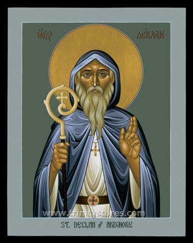 Jul 24 - St. Declan of Ardmore icon by Br. Robert Lentz, OFM. - trinitystores