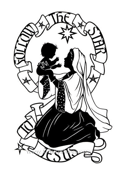 Jul 24 - “Follow the Star to Jesus” © silhouette art by Dan Paulos