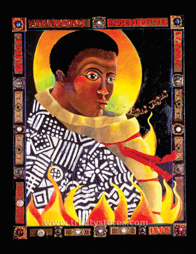Jun 3 - “St. Athanasius” © artwork by Br. Mickey McGrath, OSFS