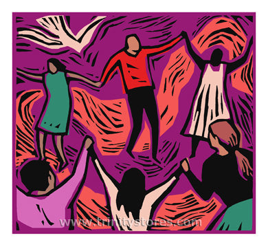 Jun 4 - “Community” © artwork by Julie Lonneman.