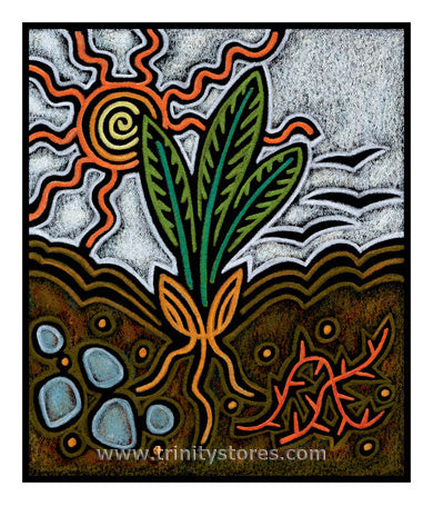Jun 5 - “Parable of the Seed” © artwork by Julie Lonneman.