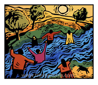 Jun 6 - “Healing River” © artwork by Julie Lonneman.
