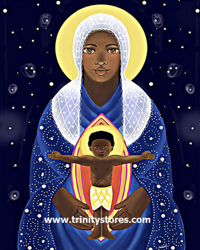 Jun 8 - Mary, Seat of Wisdom - artwork by Br. Mickey McGrath, OSFS