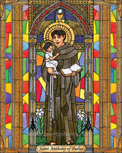 Jun 12 - St. Anthony of Padua artwork by Brenda Nippert. - trinitystores